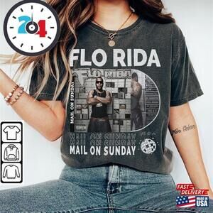 Flo Rida Rap Shirt   Retro  Album Mail On Sunday World Tour  Tickets Tee